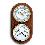 Termometro y Barometro de madera